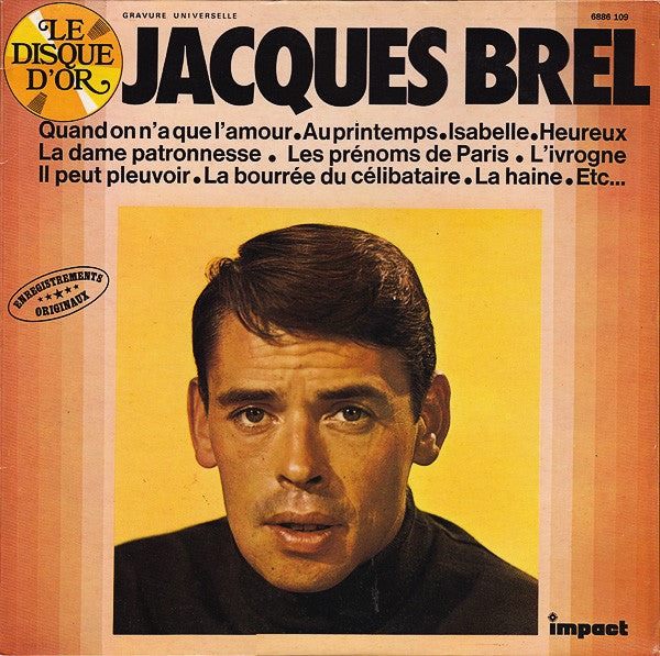 Jacques Brel - Le disque d'or