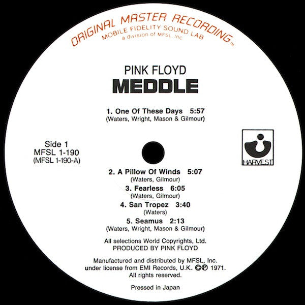 Pink Floyd - Meddle (MFSL)